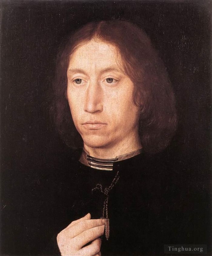 汉斯·梅姆林 的油画作品 -  《一个男人的肖像,1478》
