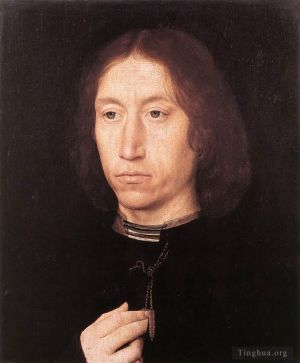 艺术家汉斯·梅姆林作品《一个男人的肖像,1478》