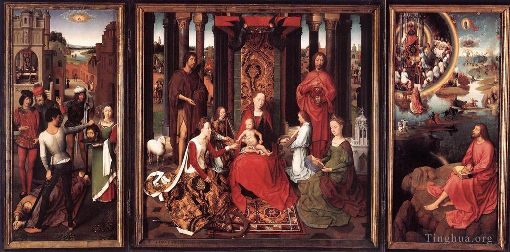 汉斯·梅姆林作品《圣约翰祭坛画,1474》