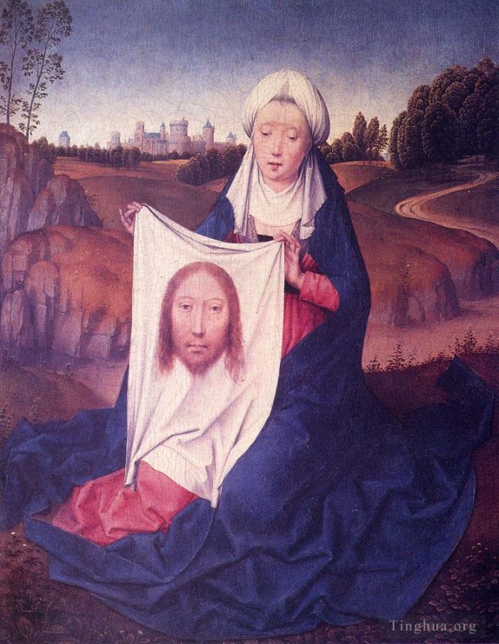 汉斯·梅姆林 的油画作品 -  《圣维罗妮卡》