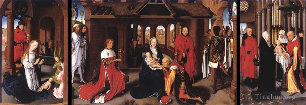 汉斯·梅姆林作品《三联画,1470》