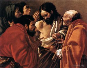 艺术家亨德里克·德·布吕根作品《圣托马斯的怀疑》
