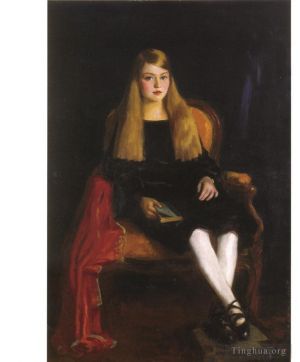 艺术家亨利·罗伯特作品《安妮·M·塔克的肖像》