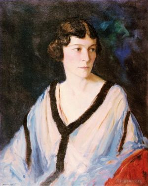 艺术家亨利·罗伯特作品《爱德华·H·贝内特夫人的肖像》