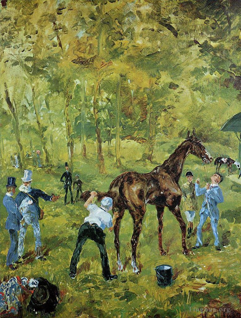 亨利·德·图卢兹·劳特累克作品《奥特伊1881年的纪念品》