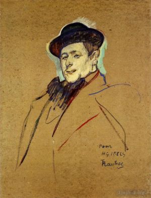 艺术家亨利·德·图卢兹·劳特累克作品《亨利·加布里埃尔·伊贝尔斯》