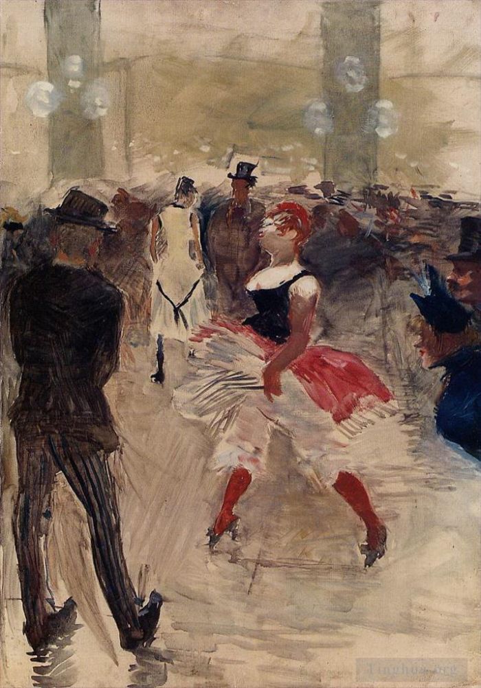 亨利·德·图卢兹·劳特累克 的各类绘画作品 -  《蒙马特爱丽舍大街,1888》