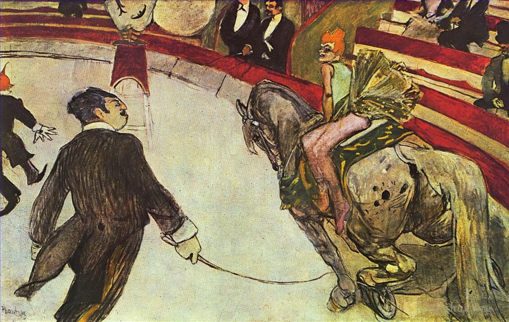 亨利·德·图卢兹·劳特累克作品《费尔南多马戏团骑手,1888》