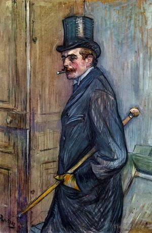艺术家亨利·德·图卢兹·劳特累克作品《路易斯·帕斯卡,1892》