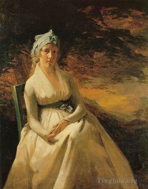 亨利·雷伯恩 的油画作品 -  《安德鲁夫人的肖像》