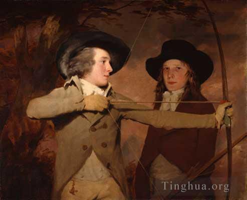 亨利·雷伯恩 的油画作品 -  《弓箭手》