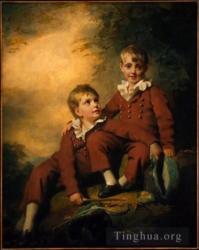 亨利·雷伯恩 的油画作品 -  《宾宁儿童》