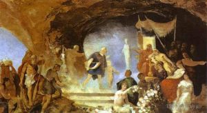 艺术家亨德里克·赫克托·谢米拉德斯基作品《地狱中的奥菲斯》