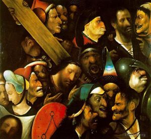 艺术家希罗宁姆斯·博希作品《基督背负十字架的寓意》