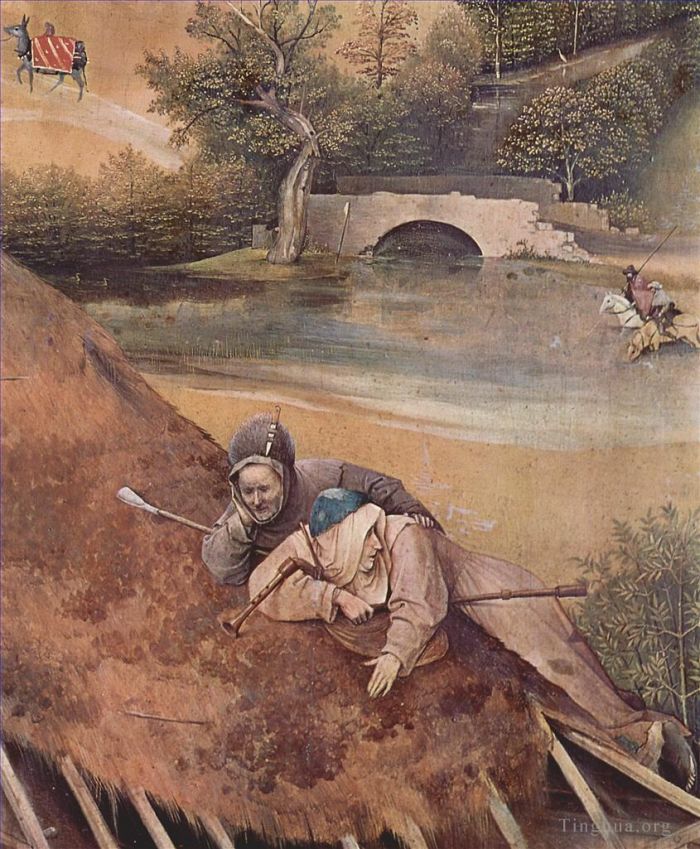 希罗宁姆斯·博希 的油画作品 -  《东方贤士的崇拜,1511》