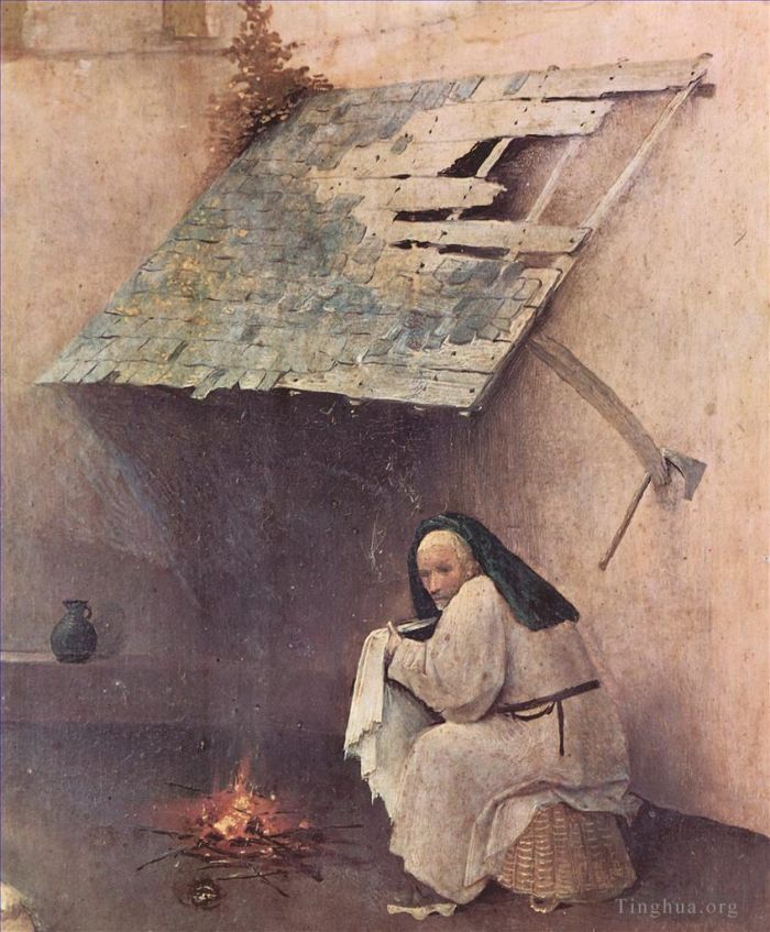 希罗宁姆斯·博希 的油画作品 -  《东方贤士的崇拜,1516》