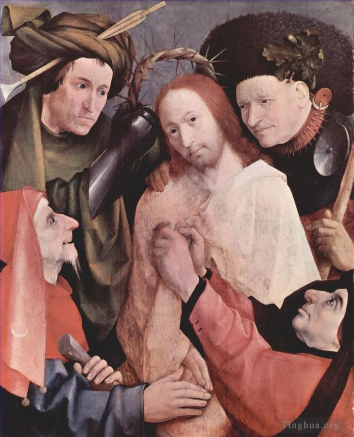 希罗宁姆斯·博希 的油画作品 -  《荆棘冠冕,1500》