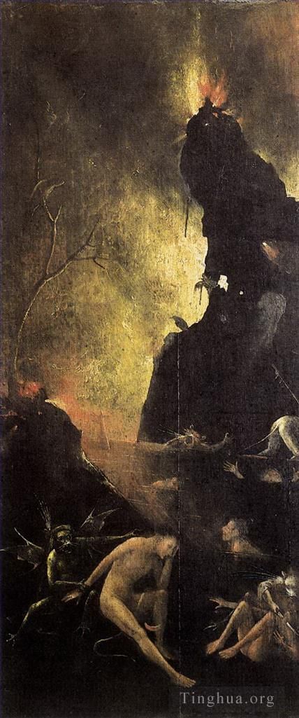 希罗宁姆斯·博希 的油画作品 -  《地狱1504》