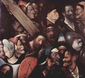 艺术家希罗宁姆斯·博希作品《背负十字架,1480》