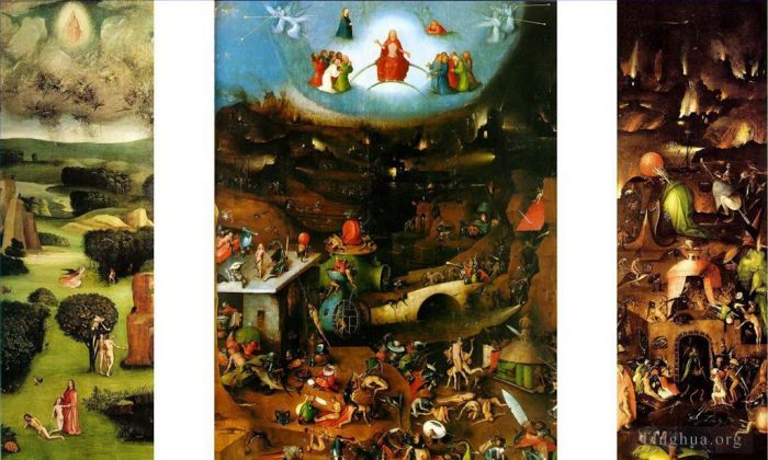 希罗宁姆斯·博希 的油画作品 -  《第1482章,最后的审判》