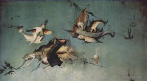 艺术家希罗宁姆斯·博希作品《圣安东尼奥的诱惑,1511》