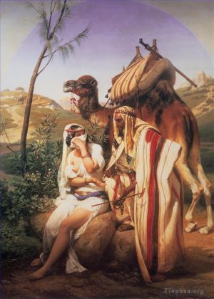 艺术家艾米丽·珍·贺拉斯·贝内特作品《犹大和塔玛·阿拉伯》