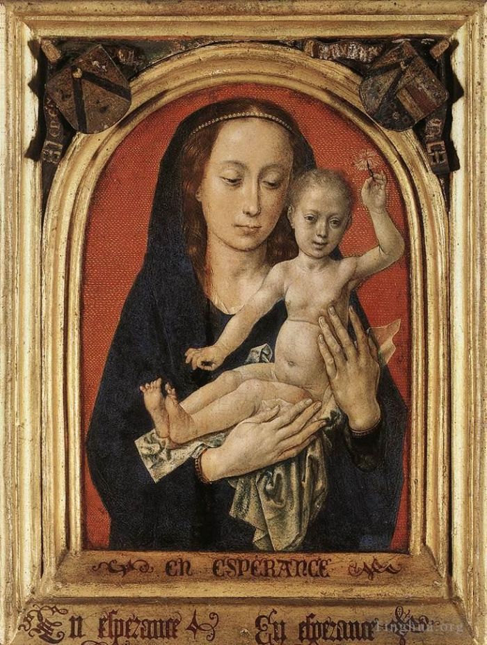 雨果·凡·德·古斯 的油画作品 -  《玛丽三联画》