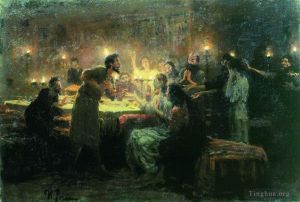 艺术家伊里亚·叶菲莫维奇·列宾作品《如果不是我,1896》