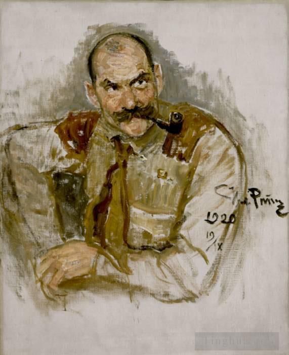 伊里亚·叶菲莫维奇·列宾 的各类绘画作品 -  《加伦·卡列兰·穆托库瓦,俄罗斯现实主义》