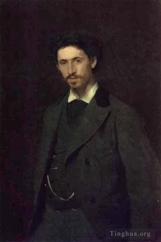 伊万·尼古拉耶维奇·克拉姆斯柯依 的油画作品 -  《艺术家肖像》