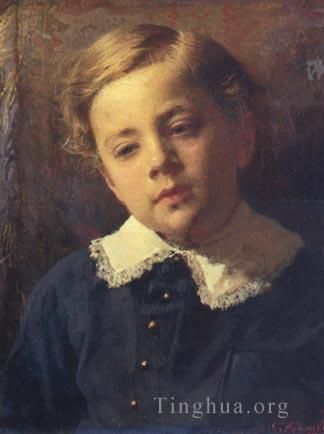 伊万·尼古拉耶维奇·克拉姆斯柯依 的油画作品 -  《谢尔盖·克拉姆斯科伊》