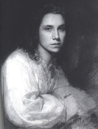 伊万·尼古拉耶维奇·克拉姆斯柯依 的油画作品 -  《索菲亚》