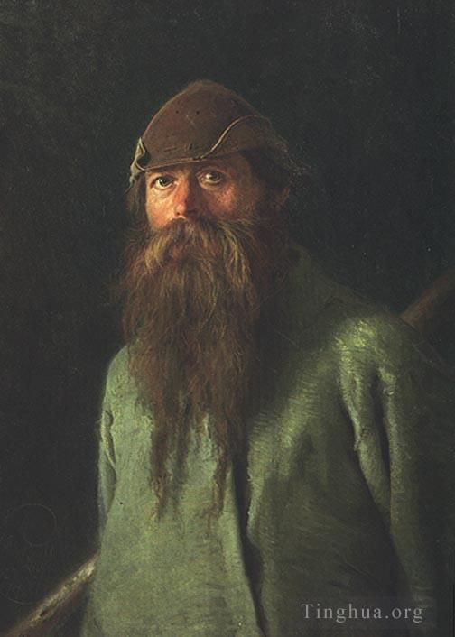 伊万·尼古拉耶维奇·克拉姆斯柯依 的油画作品 -  《樵夫》