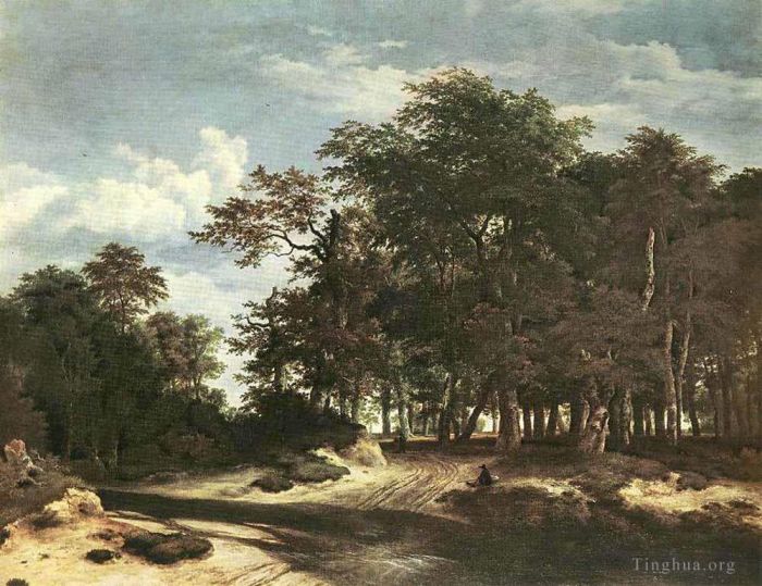 雅各布·凡·罗伊斯达尔 的油画作品 -  《大森林》