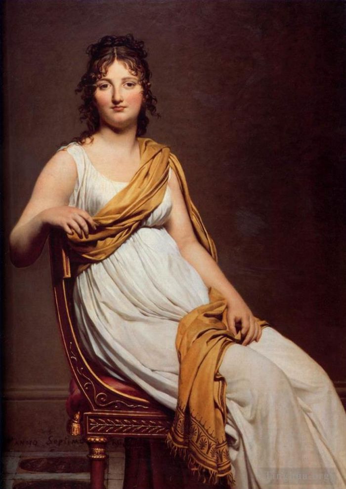 雅克·路易·大卫 的油画作品 -  《雷蒙·德·韦尔尼纳克夫人》