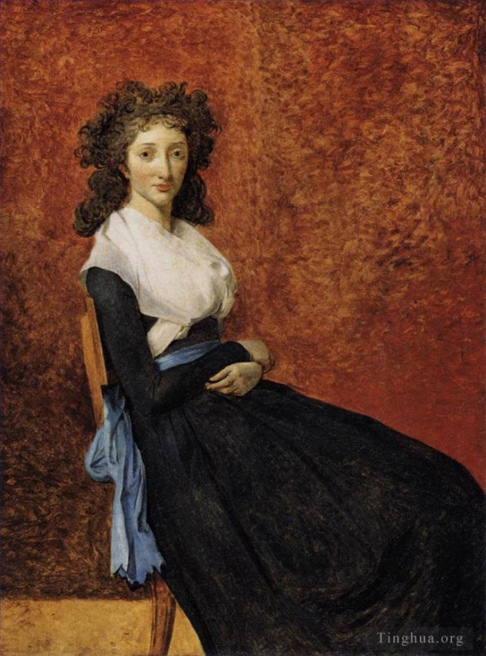 雅克·路易·大卫 的油画作品 -  《特鲁丹夫人》