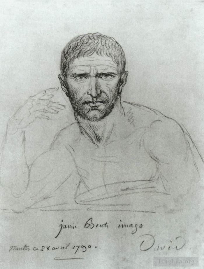雅克·路易·大卫 的各类绘画作品 -  《布鲁图斯》