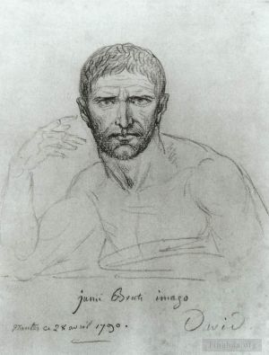 艺术家雅克·路易·大卫作品《布鲁图斯》