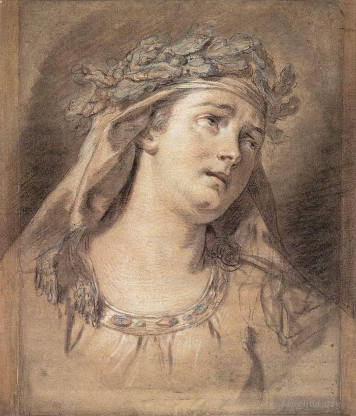 雅克·路易·大卫 的各类绘画作品 -  《悲哀》
