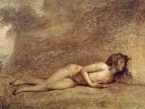 艺术家雅克·路易·大卫作品《巴拉之死》