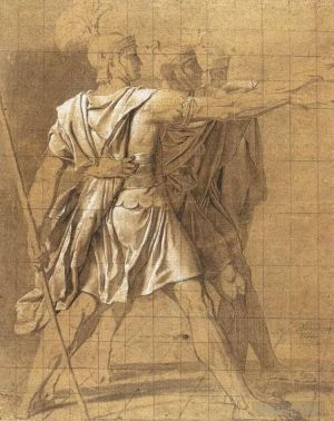 艺术家雅克·路易·大卫作品《霍拉蒂三兄弟》