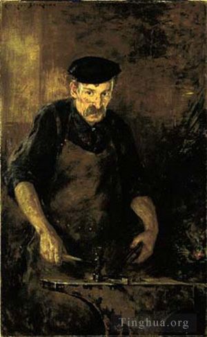 艺术家詹姆斯·卡罗尔·贝克威思作品《铁匠》