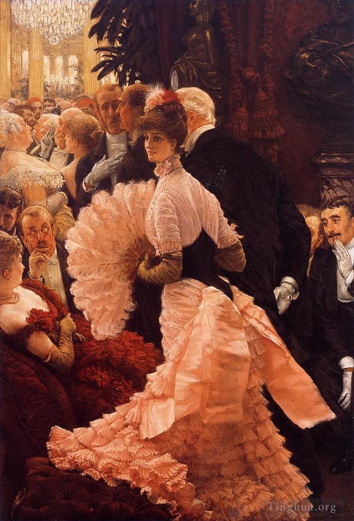 雅克·约瑟夫·蒂索 的油画作品 -  《一个有野心的女人》