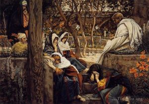 艺术家雅克·约瑟夫·蒂索作品《耶稣在伯大尼》