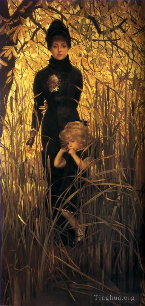 雅克·约瑟夫·蒂索 的油画作品 -  《孤儿》