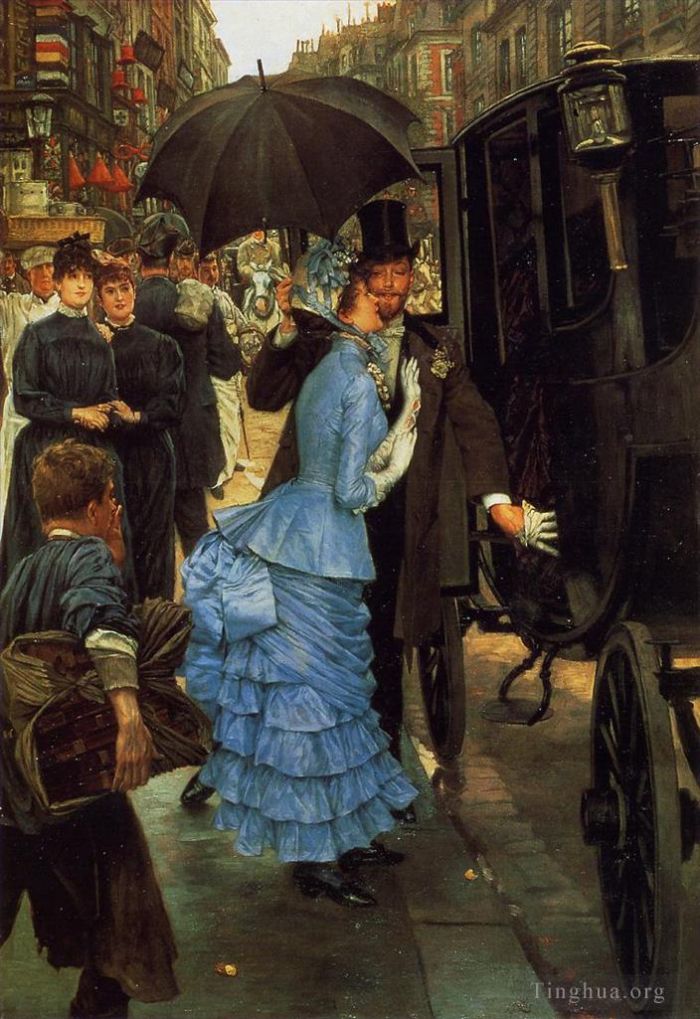 雅克·约瑟夫·蒂索 的油画作品 -  《伴娘》