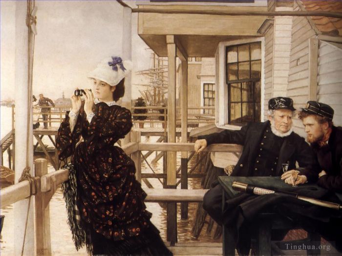 雅克·约瑟夫·蒂索 的油画作品 -  《船长的女儿》
