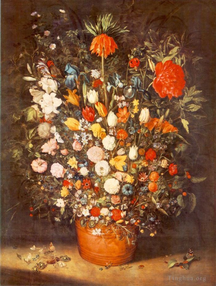 老扬·勃鲁盖尔 的油画作品 -  《花束1603》