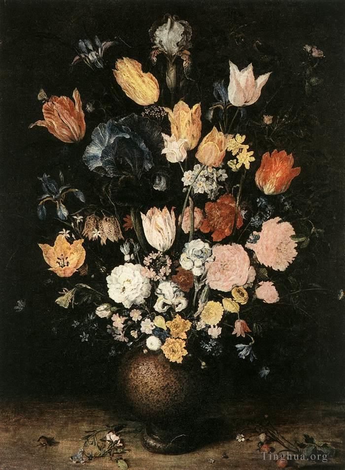 老扬·勃鲁盖尔 的油画作品 -  《花束,老扬·勃鲁盖尔》