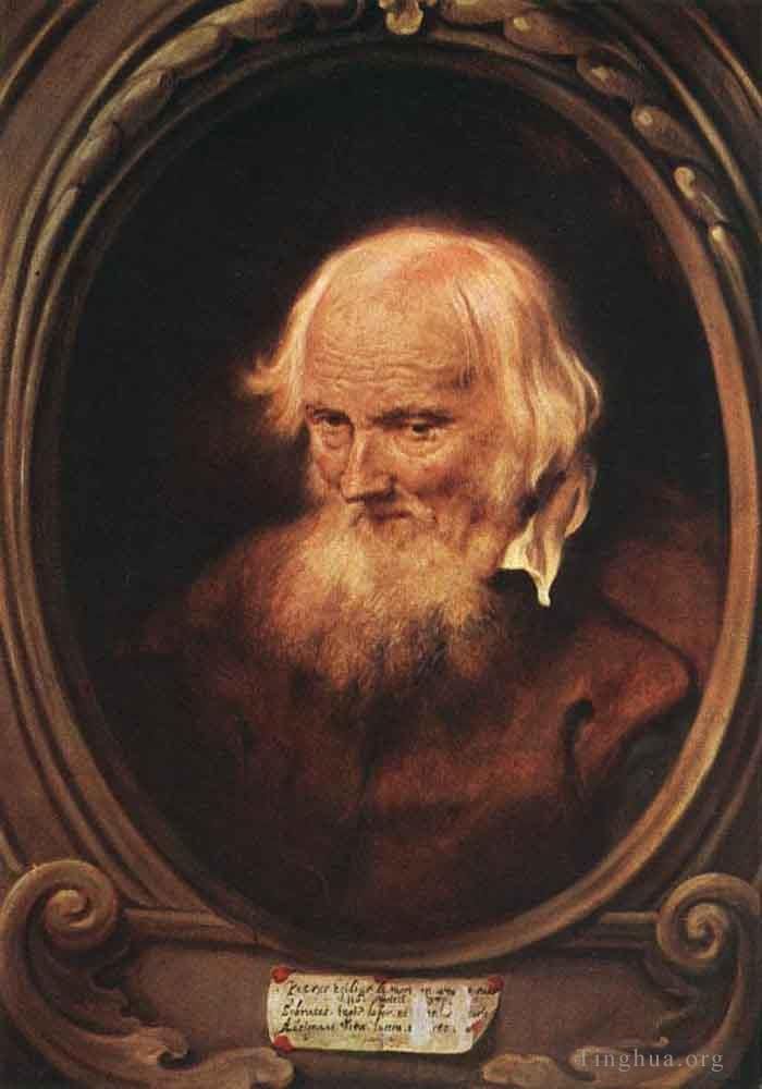 扬·利文斯 的油画作品 -  《佩特鲁斯·埃吉迪乌斯·德·莫里恩的肖像》